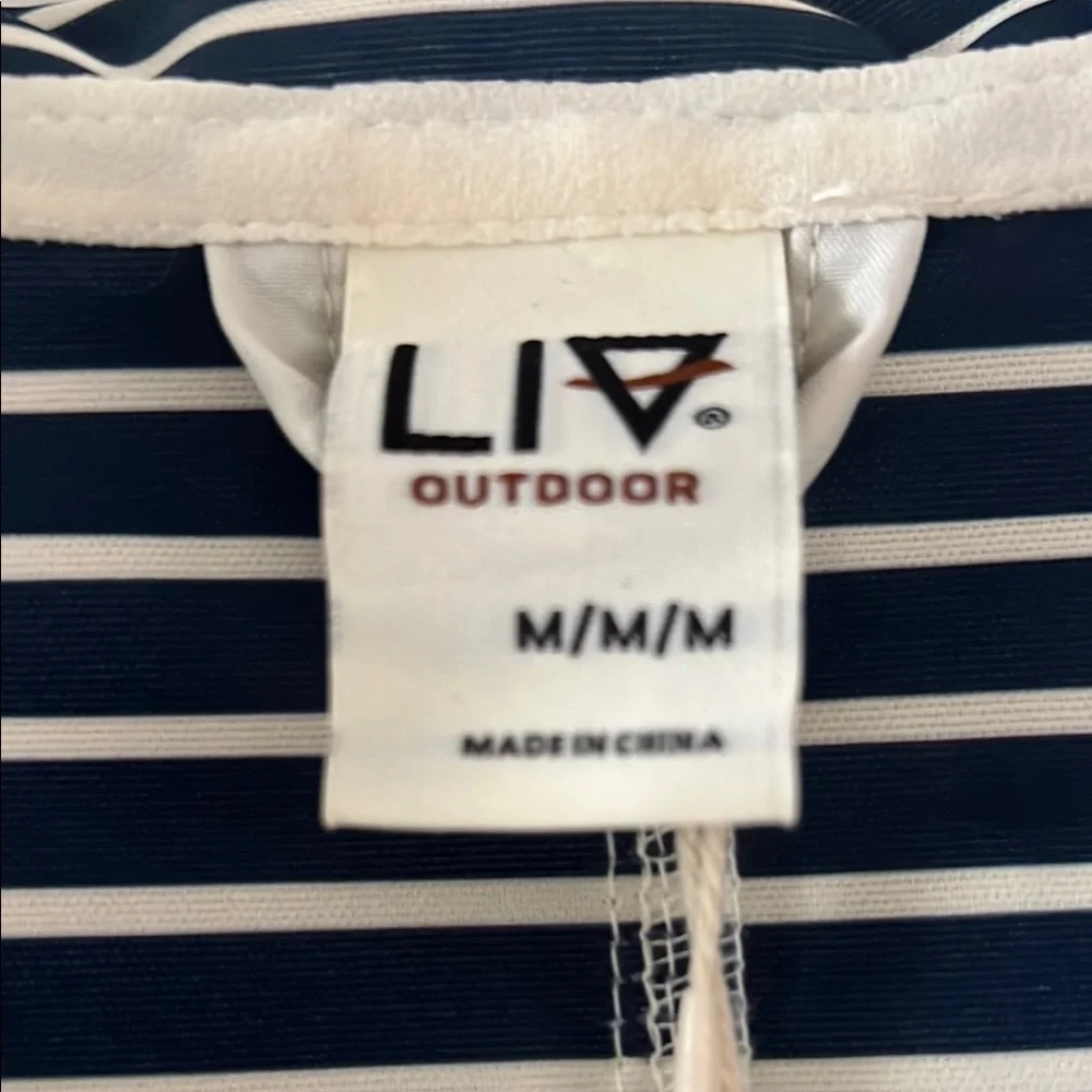 LIV Outdoor Women's Striped Gray All Weather Jacket - Picture 3 of 7
